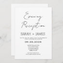 Search for evening invitations Black and white