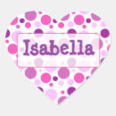 Search for purple polka dot stickers Heart