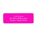 Search for white pink return address labels Plain