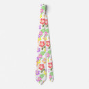 Search for hibiscus ties White