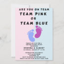Search for team pink or blue invitations He or she