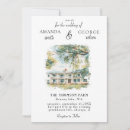 Search for watercolor venue wedding invitations Elegant