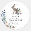 Search for cute bunny baby shower stickers Winter