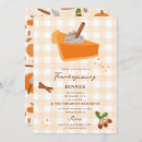Search for pie thanksgiving invitations Rustic