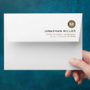 Search for black gold envelopes Return address