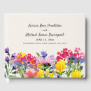 Search for wildflowers wedding guest books Couple