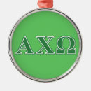 Search for letter o christmas tree decorations A chi o