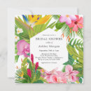 Search for exotic bridal shower invitations Hibiscus