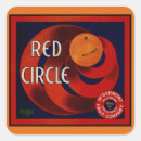 Search for red circle stickers Americana