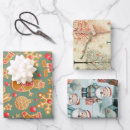 Search for frostys wrapping paper Santa claus