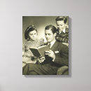 Search for father canvas prints Vintage