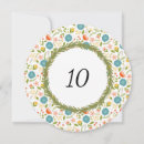 Search for blue flower table cards Floral wreath