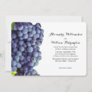 Search for grape wedding invitations Winery