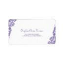 Search for lace wedding return address labels Floral