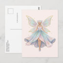 Search for fantasy blue magic postcards Fairy