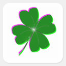 Search for four leaf clovers stickers St patricks day