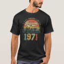 Search for awesome since 1971 tshirts Old