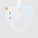 Search for crown christmas tree decorations Swan
