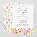Search for spring sweet 16 invitations Greenery