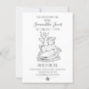 Search for black and white baby shower invitations Vintage