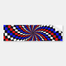 Search for chequered bumper stickers White