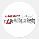 Search for old english sheepdogs stickers Oes