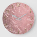 Search for pink marble clocks Pretty