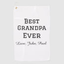 Search for grandpa golf towels Best grandpa ever