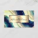 Search for teal and gold business cards Make up artist