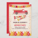 Search for fire birthday invitations Flames