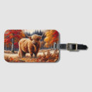 Search for highland cattle luggage tags Rustic