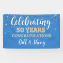 Search for 50th anniversary banners Blue