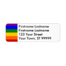 Search for rainbow return address labels Gay