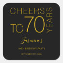 Search for 70 year old stickers Black gold