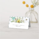 Search for bee place cards Watercolor