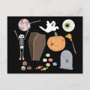 Search for candy skull postcards Pumpkin