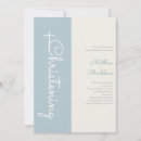Search for baby blue christening invitations Modern