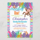 Search for monkey party invitations Jungle