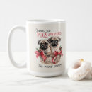 Search for christmas pug mugs Funny dog