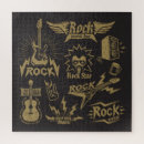 Search for rock music puzzles Illustration
