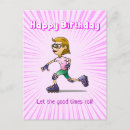 Search for roller skating birthday cards Funny