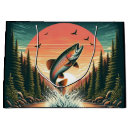 Search for fishing gift bags Rustic