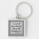 Search for i can do all things key rings Bible