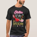 Search for sister of the groom tshirts Pink