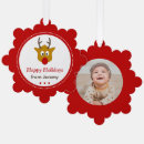 Search for reindeer christmas tree decorations White