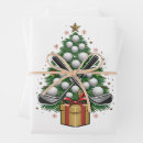 Search for christmas golf wrapping paper Funny