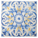 Search for blue italian tiles Gold
