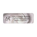 Search for abstract swirl return address labels Pink