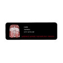 Search for ugly christmas sweater return address labels Red