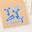 Search for cheer squad stickers Cheerleader